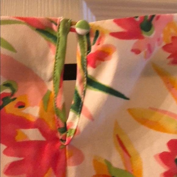 J.Crew Hawaiian Print Floral Top - Picture 3 of 3